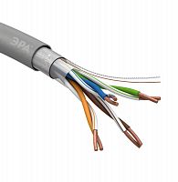 Кабель витая пара F/UTP 4х2х24 AWG Cat5e CU PVC (уп.305м) ЭРА Б0044688