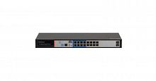 Коммутатор WEB Smart управляемый 16 PoE 802.3af/at портов 10/100/1000Мбит/с 8 до 250м cat.6 2хSFP 1000Мбит/с 250Вт APO&R GIGALINK GL-SW-G205-16P
