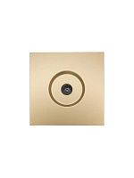 Розетка ТВ оконечная СП ZIMA IP20 зол. LEZARD 704-3688-130