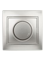 Светорегулятор СП Plano 1-401-03 поворотный 600Вт 230В IP20 алюм. Intro Б0030090