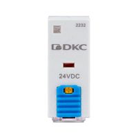 Реле одиночное 24В DC 2 прекидн. контакта DKC IR-24DC-2CO-D