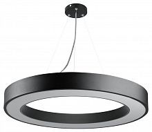 Светильник светодиодный Geometria Ring SPO-133-B-40K-045 45Вт 4000К 3200лм IP40 600х80мм подвесной драйвер внутри черн. Эра Б0058903