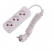 Удлинитель 3х2м без заземл. 10А IP20 LEZARD 720-0302-303