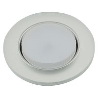Светильник точечный декоративный DLS-L158 GX53 Chrome/Matt Clear GX53 встраив. доп. светодиод. подсветка 4Вт без лампы метал./стекло Fametto UL-00005323