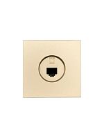 Розетка компьютерная 1-мест. СП ZIMA IP20 зол. LEZARD 704-3688-140