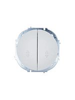 Выключатель проходной 2-кл. СП OSEN 10А IP20 механизм бел. LEZARD 743-0288-106