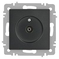 Розетка телевизионная одиночная TV СП Accent 6-301-07 IP20 графит Intro Б0063614