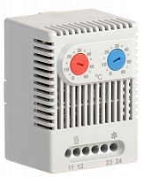 Термостат двухканальный от 0 до +60град.C NO+NC IEK YCE-DTNO-NC-60