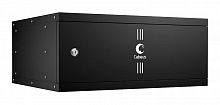 Шкаф телекоммуникационный настенный разборный LIGHT WSC-05D-4U55/45m-BK 19дюйм 4U дверь метал. черн. Cabeus 10186c