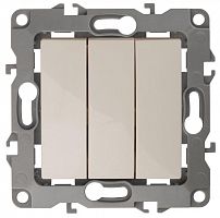 Механизм выключателя 3-кл. СП Эра12 10А IP20 12-1107-02 250В 10AX сл. кость Эра Б0014670