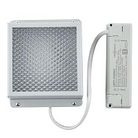 Светильник светодиодный ULP-1010 7W/4000K IP40 GRILYATO WHITE 7Вт 4000К IP40 630лм 100х100х37 потолочный встраив. грильято рассеив. призма с источником питания бел. Uniel UL-00007426