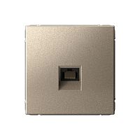 Розетка компьютерная ArtGallery RJ45 кат.5E механизм шампань SE GAL000583