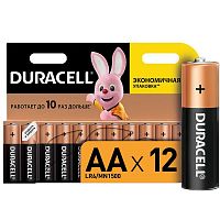 Элемент питания алкалиновый LR MN 1500/LR6 BASIC BP-12 (блист.12шт) Duracell C0037388