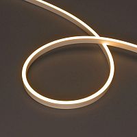 Лента светодиодная MOONLIGHT-SIDE-A120-06x12mm 24V Warm 2700К 9.6Вт/м IP65 wire x2 прямой вывод кабеля герметичная (уп.5м) Arlight 041036
