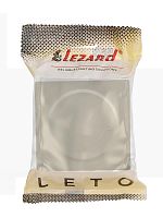 Розетка 1-мест. с заземл. с крышкой LETO ПБТ крем LEZARD 752-0300-123B