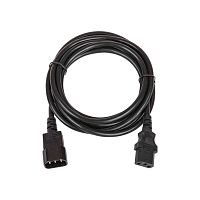 Кабель питания разъем C14 IEC 60320/разъем C13 IEC 60320 3х1кв.мм 250В 10А 1.8м черн. TLK TLK-PCM10-018