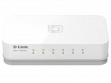 Коммутатор DES-1005C 5х100Мбайт неуправляемый D-Link 339303