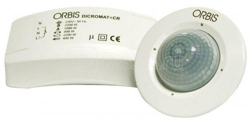 Датчик присутствия DICROMAT + CR 230В Orbis OB134512 Датчик присутствия DICROMAT + CR 230В Orbis OB134512