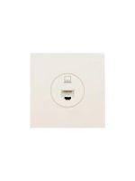 Розетка компьютерная 1-мест. СП ZIMA IP20 слон. кость LEZARD 704-9088-139