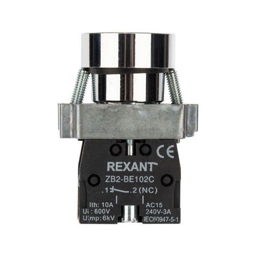 Кнопка XB2 красн. NC Rexant 36-5520 фото 4 Кнопка XB2 красн. NC Rexant 36-5520 фото 4