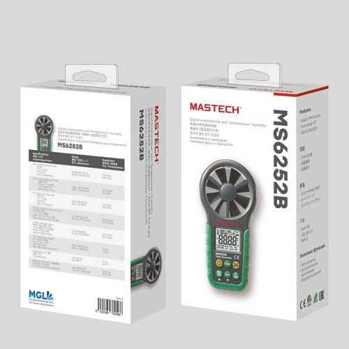 Анемометр MS6252B Mastech 13-1272 фото 2