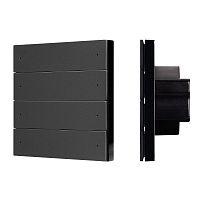 Панель кнопочная SMART-DMX512-801-22-8G-8SC-DIM-IN Black (230В 2.4G) (IP20 пластик) INTELLIGENT ARLIGHT 039316