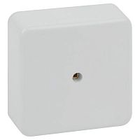 Коробка распаячная 75х75х28мм без клеммы IP40 бел. BS-W-75-75-28 Эра Б0058704