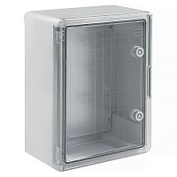 Корпус ударопрочный ЩМПп 400х300х170 IK10 IP65 прозр. дверь АБС пластик PRIZMA TOKOV ELECTRIC TKE-PZ-CPB03-IK10-IP65