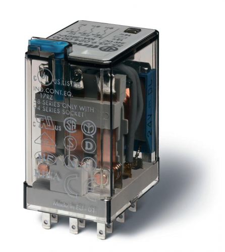 Реле миниатюрное 3CO 10А 230В AC FINDER 553382300000 Реле миниатюрное 3CO 10А 230В AC FINDER 553382300000