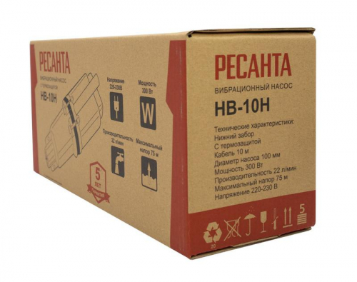 Насос вибрационный НВ-10Н Ресанта 77/8/2 фото 4 Насос вибрационный НВ-10Н Ресанта 77/8/2 фото 4