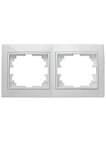 Рамка 2-м СП Plano 1-502-01 гор. бел. Intro Б0027625
